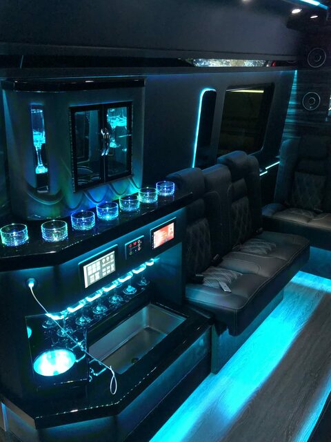 10-12-Passenger-Mercedes-Benz-Sprinter-Luxury-Limo Limo Bus Wineries