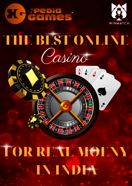 Red and White Minimalist Casino Night Flyer Picture Box