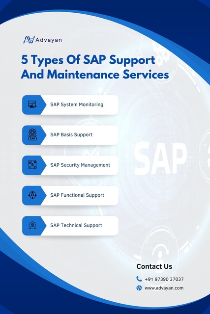 5 Types Of SAP Support And Maintenance Services Picture Box