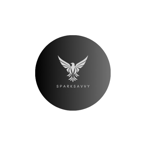 Black And White Illustrated Eagle Logo  1 -removeb sparksavvy