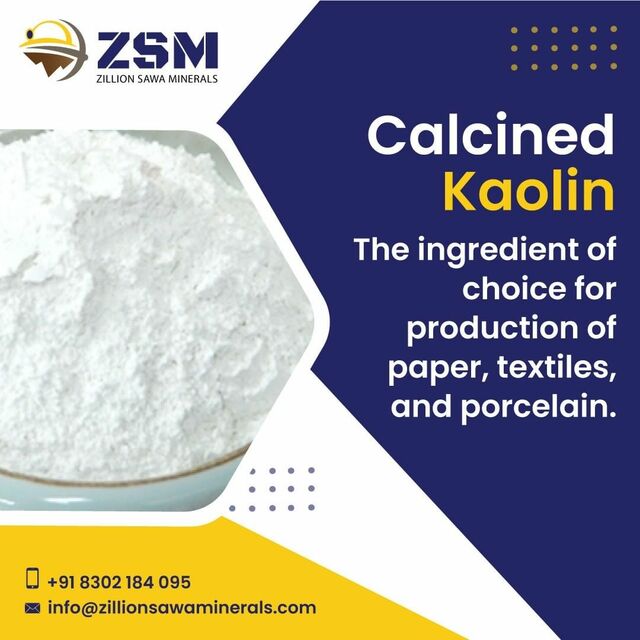 Calcined Kaolin clay | Zillion Sawa Minerals Calcined Kaolin clay | Zillion Sawa Minerals