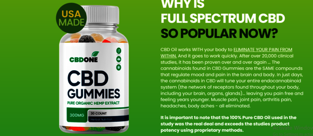 cbdone gummies pure CBDOne CBD Gummies USA Reviews [Updated 2024]