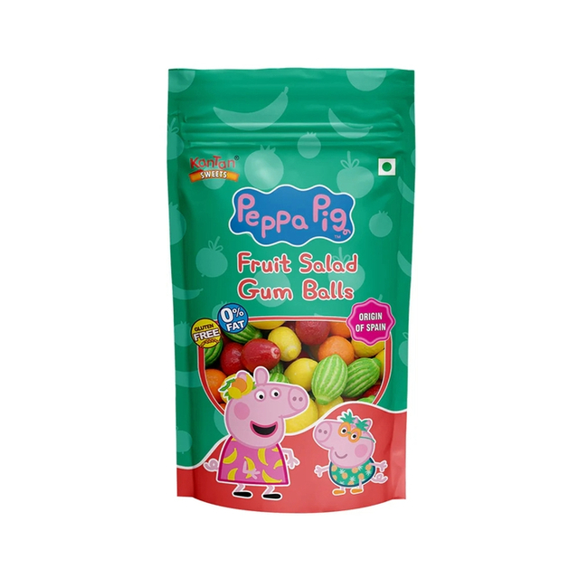 Peppa Pig Fruit Salad Gum Balls Sweetons