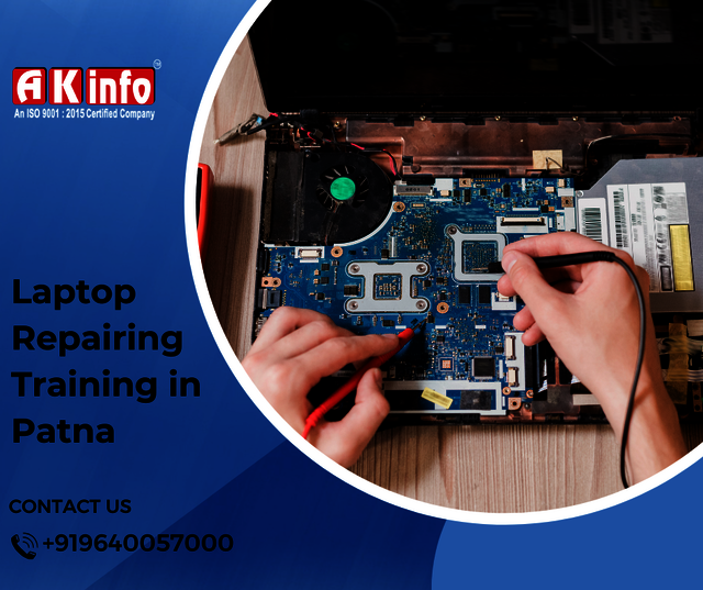 22 Get Professional Laptop Repairing Training in Patna at Akinfo.