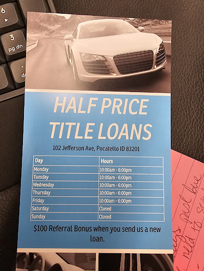 competitor rates Half Price Title Loans