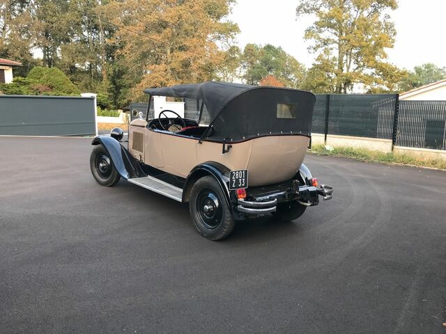 AC4 torpedo 1928 € 17.500,- sept. 2024 CitroÃ«n AC4-AC6