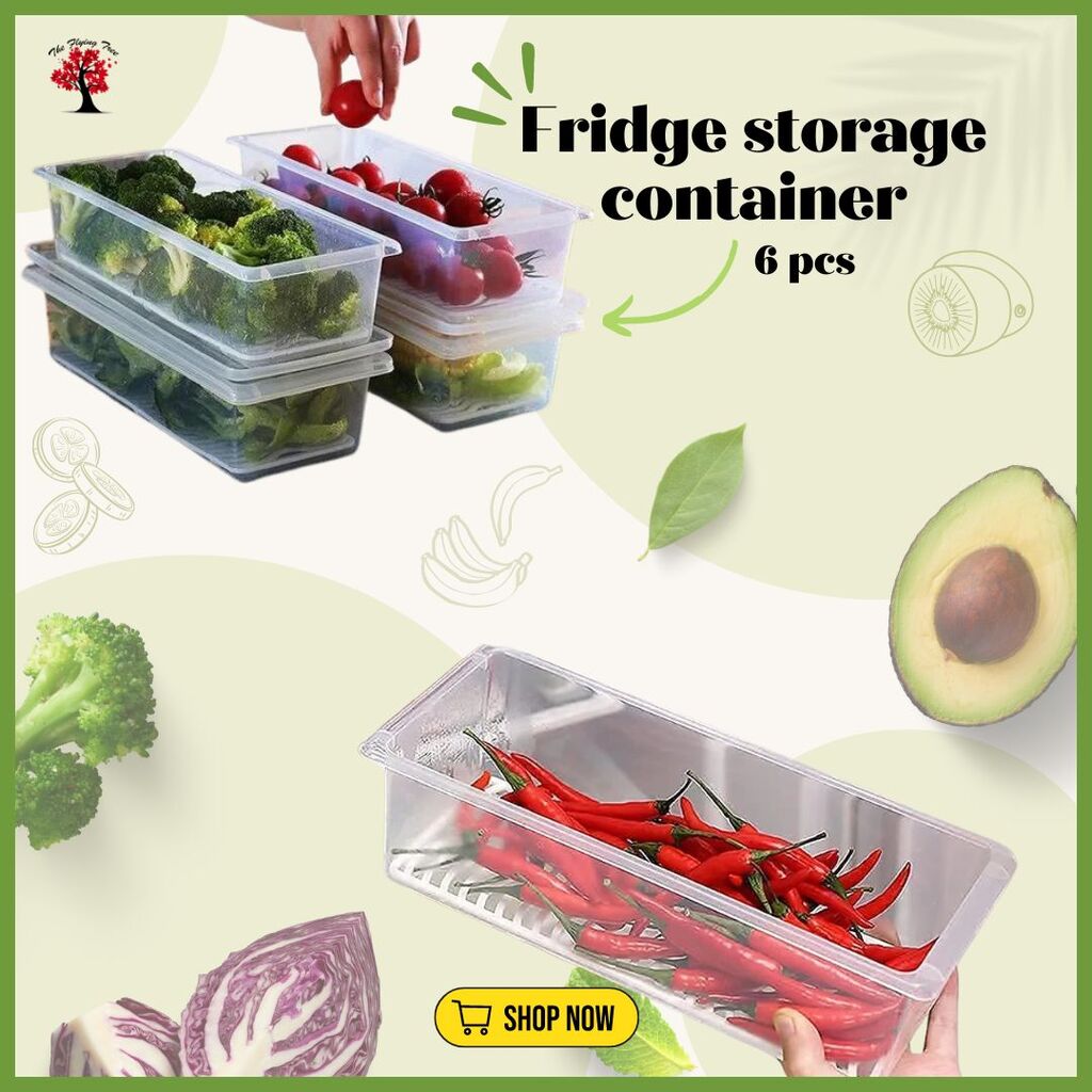 Fridge storage container Picture Box