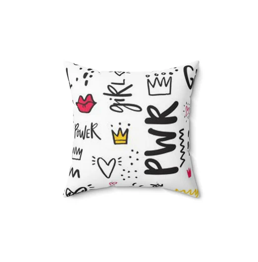 girl power pillow 1 Picture Box