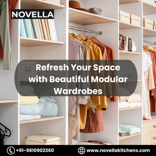 Refresh Your Space with Beautiful Modular Wardrobe Novella Kitchen