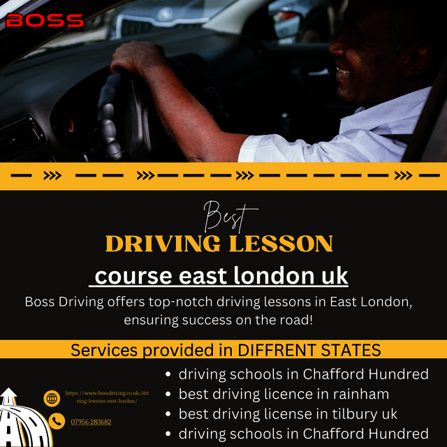 best driving lessons course east london uk by Boss Picture Box