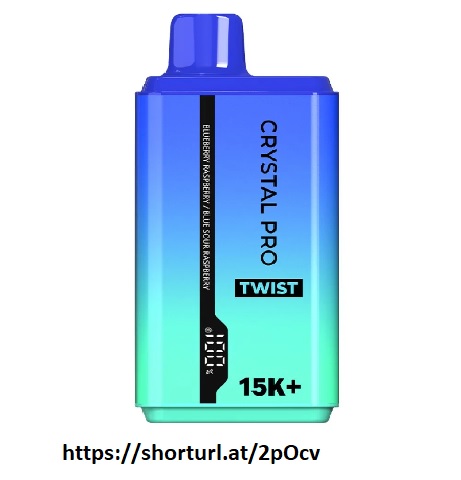 3 Crystal Pro Twist 15000+ Puffs Disposable Vape Box of 10