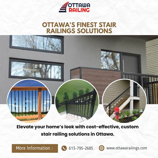 Affordable Custom Stair Railings in Ottawa Picture Box