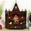 Pratishtha Solid Wood Wall Mount Pooja Mandir