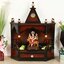 Pratishtha-brown-pooja-mand... - Pratishtha Solid Wood Wall Mount Pooja Mandir