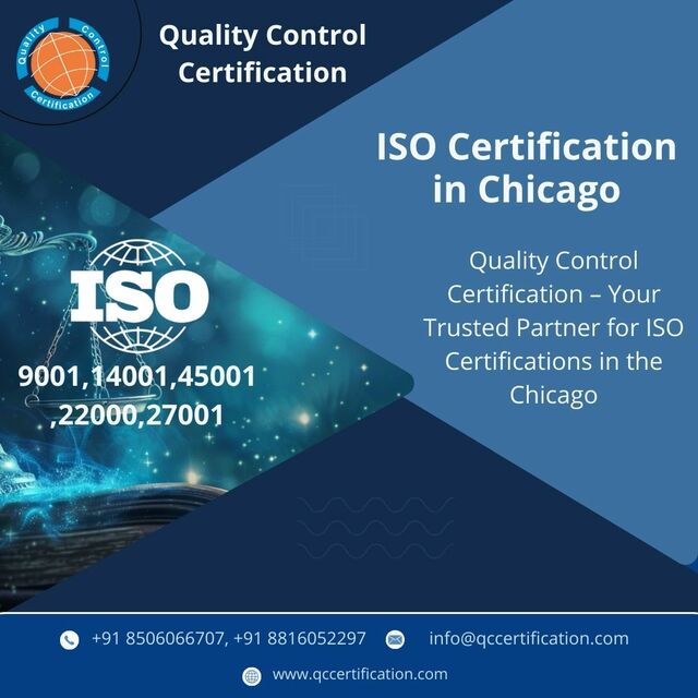 ISO Certification in Chicago ISO Certification in Chicago 9001,14001,45001,22000,27001