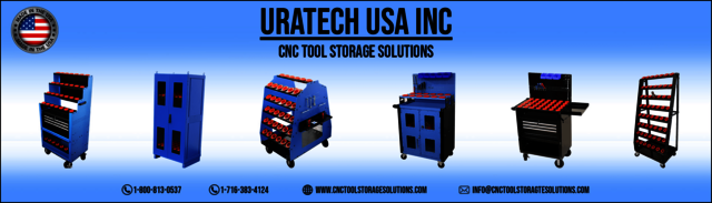 picture (3) "Uratech USA Inc.'s Heavy Duty CNC Tool Holder Cabinets: