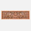 Gajalakshmi with Flowers an... - Gajalakshmi Wall Panel