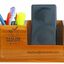 mobile Stand with pen stora... - Wooden Mobile Stand