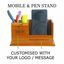 mobile Stand with pen stora... - Wooden Mobile Stand