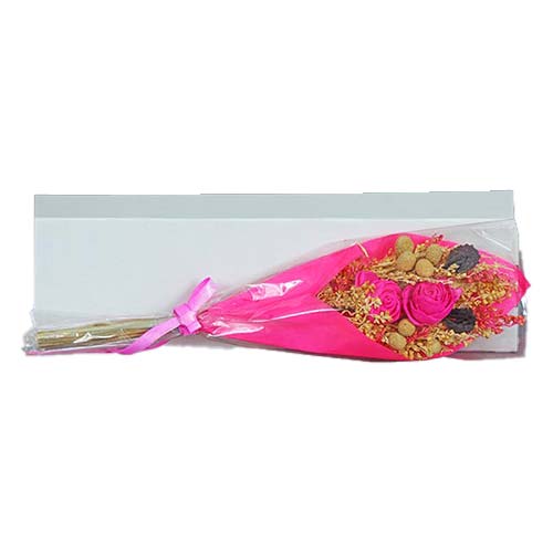 Mini Pink Flower Bouquet Dried flower Bouquets