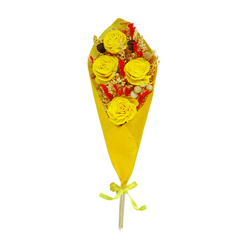 Small Yellow Flower Bouquet Dried flower Bouquets