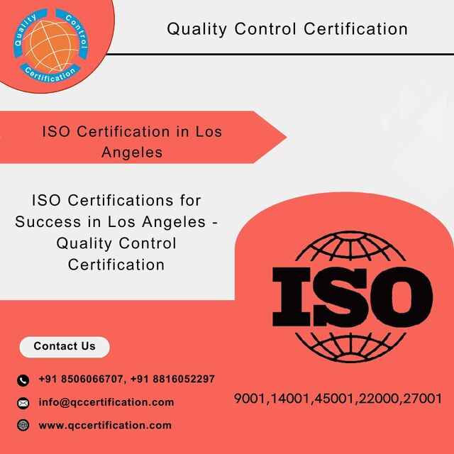 ISO Certification in Los Angeles ISO Certification in Los Angeles 9001,14001,45001,22000,27001