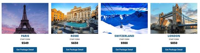 Europe Travel package Europe Travel Package