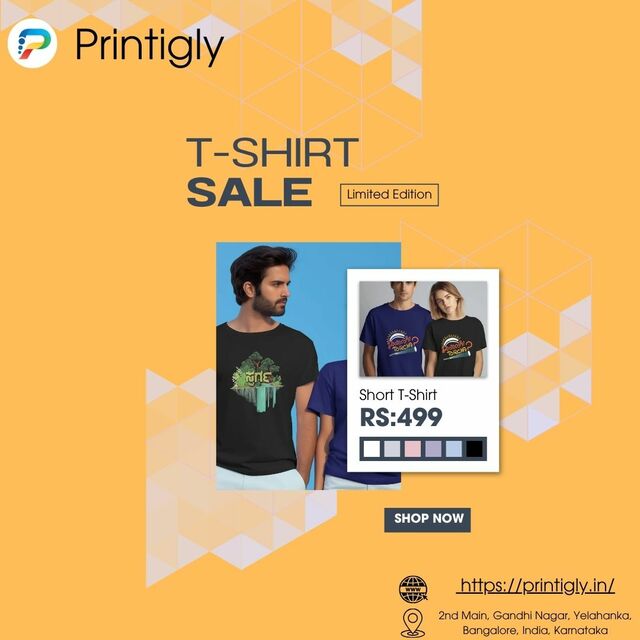 rs499 Custom T-Shirt Printing | Personalized Designs for Every Occasion