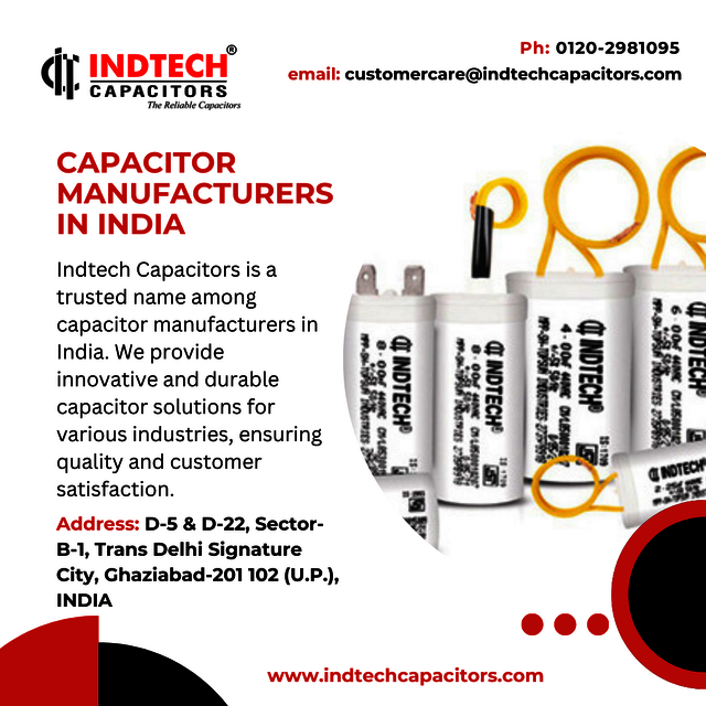 Capacitor Manufacturers In India Indtech Capacitors