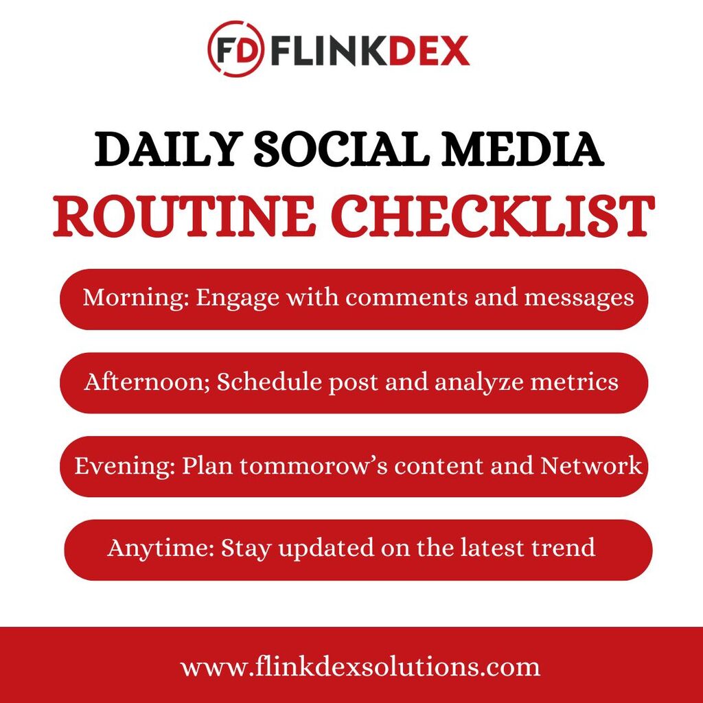 DAILY SOCIAL MEDIA ROUTINE CHECKLIST Picture Box