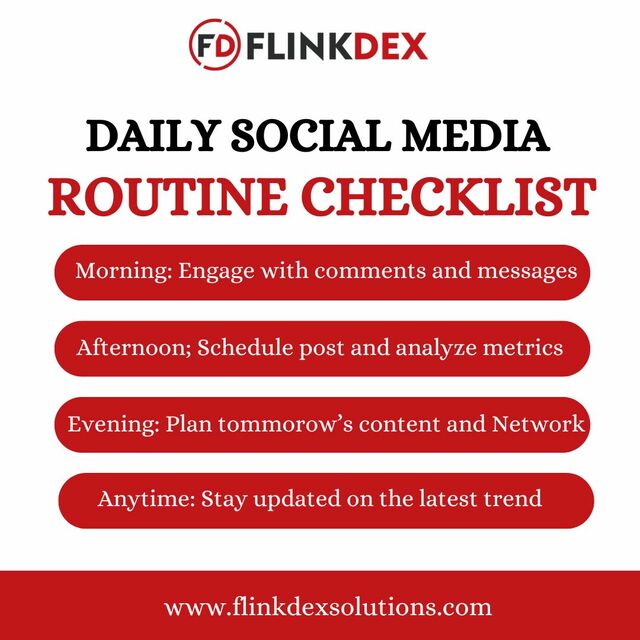 DAILY SOCIAL MEDIA ROUTINE CHECKLIST Picture Box