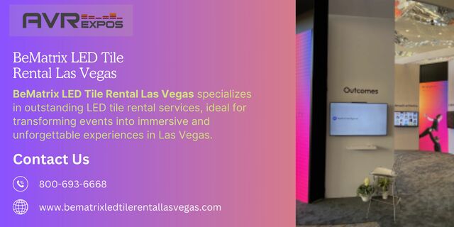 Be Matrix LED Tile Rental Las Vegas Picture Box