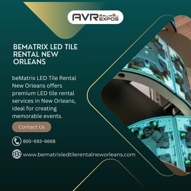 Be Matrix LED Tile Rental New Orleans Picture Box