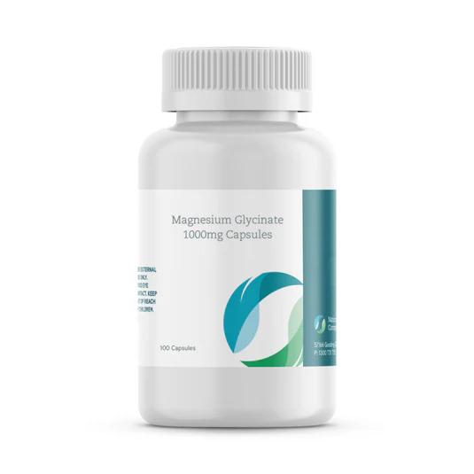 Magnesium Glycinate Capsules Australia (1000mg) Shop NCC Health