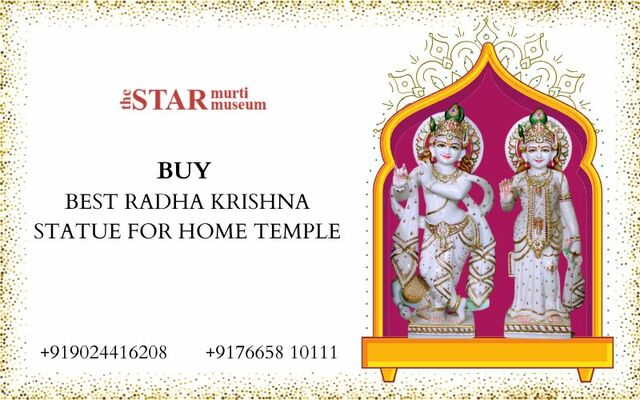 Buy Best Radha krishna Statue for Home Temple Picture Box