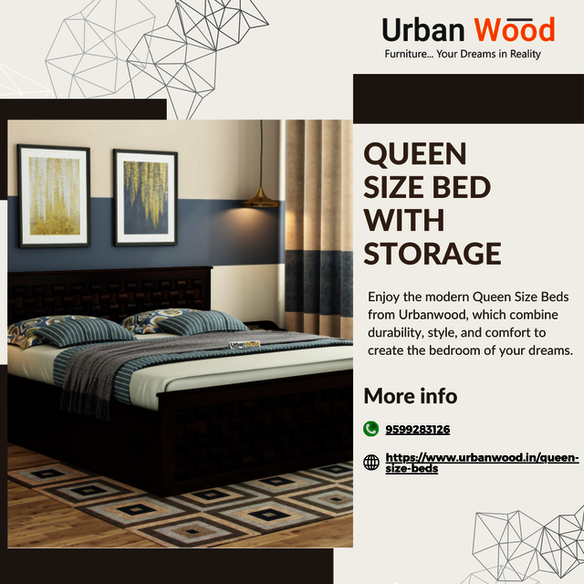 Stylish Queen Size Bed Urbanwood