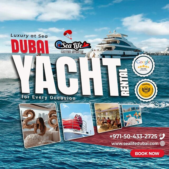 Yacht Rental Dubai Sea Life Watersports Dubai