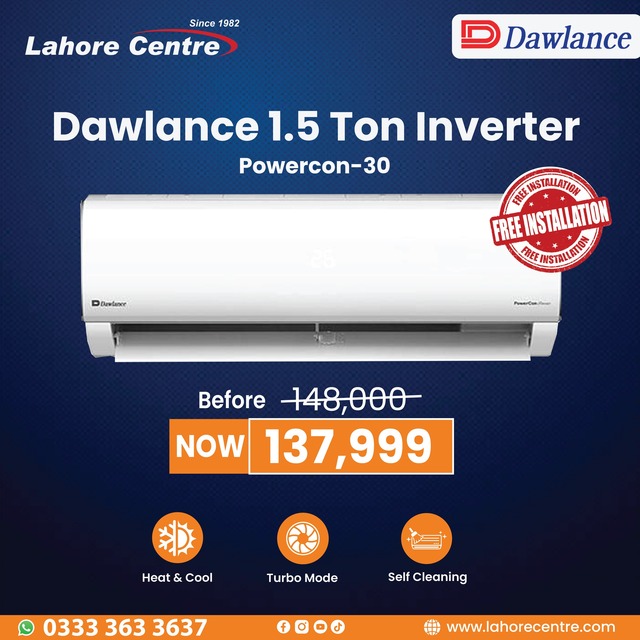 Dawlance PowerCon 30 1.5 Ton Inverter Lahore CEntre