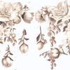 Bonny Cascade- White Floral... - Dearest Little Decals