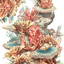 Flourish-Sea Coral Decals 1 - Dearest Little Decals