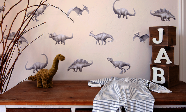 Impact- Dinosaur Wall Decals5 Dearest Little Decals