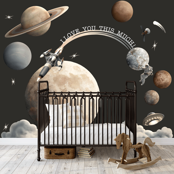 Infinite- Outer Space Wall Decals Dearest Little Decals