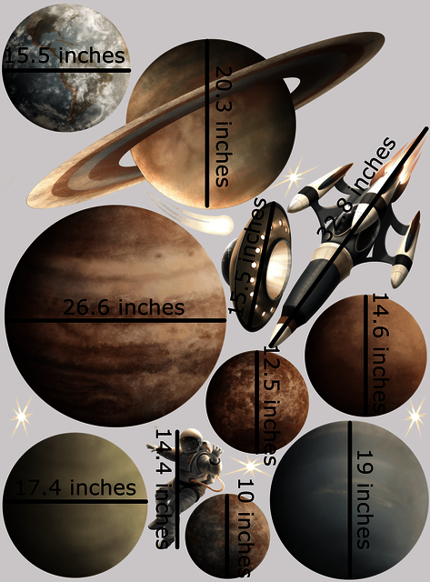 Infinite- Outer Space Wall Decals4 Dearest Little Decals