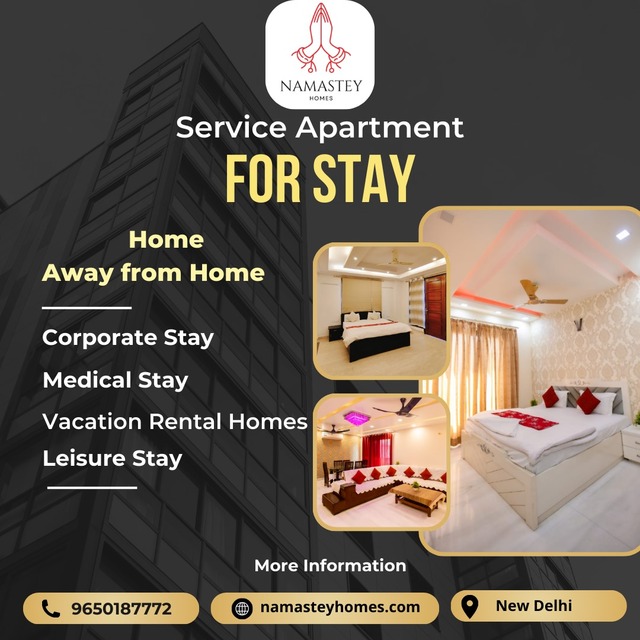 Service Apartments in Saket Namastey Homes