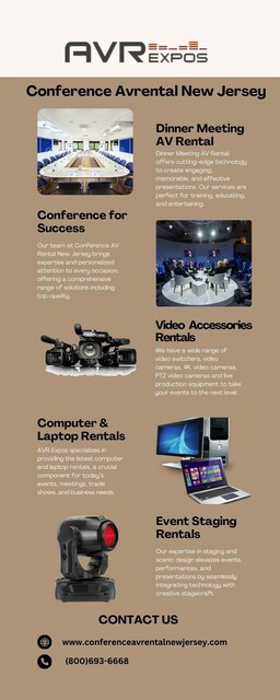 Conference avrental newjersey Infographics premium rental equipment