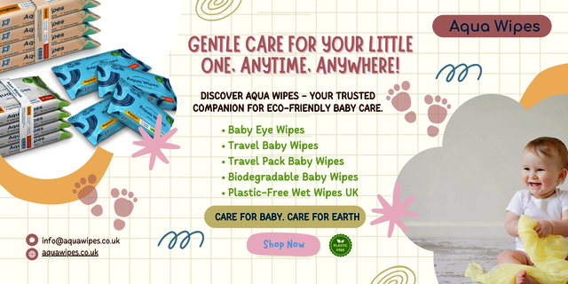 Gentle Care for Your Little One, Anytime, Anywhere Aqua Wipes