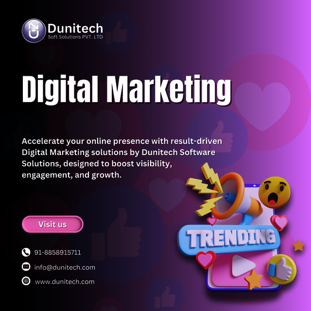 Digital Marketing (Dunitech Soft Solutions) Best Digital Marketing Company in India for Business Growth