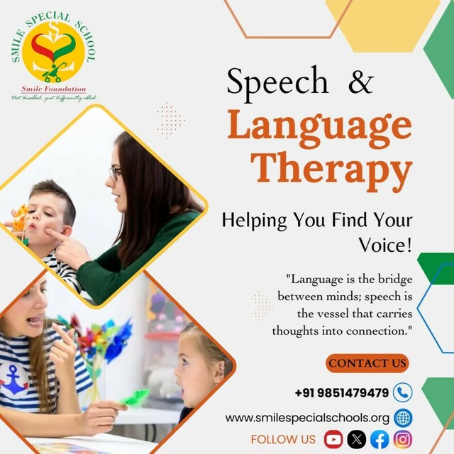 speech and language therapy in Hyderabad @ smilesp Empowering Special Education | Smile Special Schools