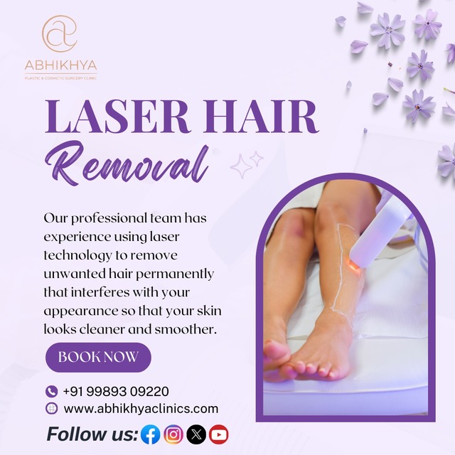 Laser Hair removal in Hyderabad @ Abhikhya clinics Abhikhya Clinics - Expert Cosmetic Surgery & Aesthetic Care Services