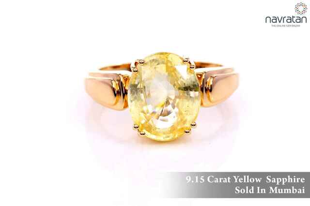 9 15 Carat Yellow Sapphire Gemstones